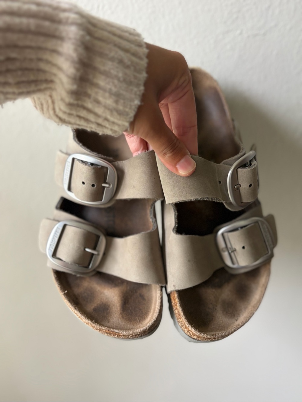 Birkenstock Arizona Big Buckle Sandals - Dove Gray - Picture 7 of 8